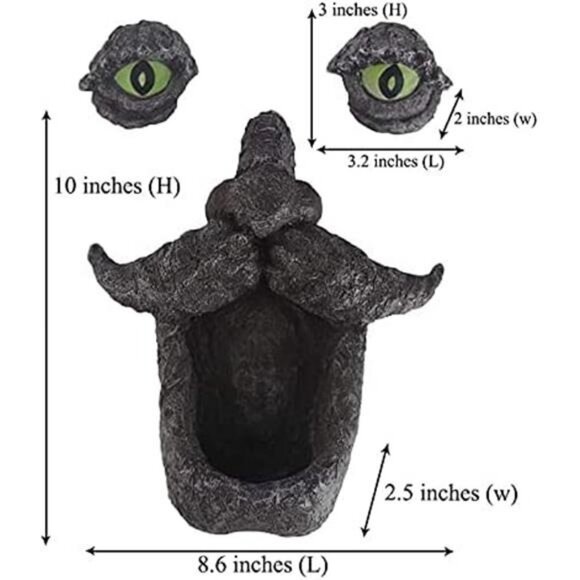 Tree Faces Decor Outdoor, Old Man Wild Bird Feeder Tree Hugger Statues in The - Picture 2 of 8